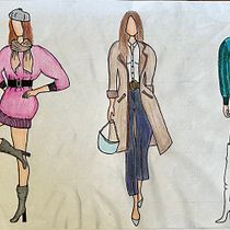 Mi proyecto del curso: Ilustración de bocetos de moda. Een project van Traditionele illustratie,  Schetsen,  Modeontwerp, Digitale tekening y Mode-illustratie van valegc_0421 - 26.02.2024