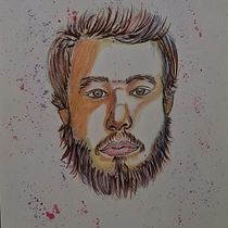 Mi proyecto del curso: Cuaderno de retratos en acuarela. Painting, Watercolor Painting, Portrait Drawing, and Sketchbook project by wreyes_medina - 03.09.2024