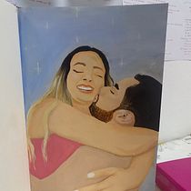Mi proyecto del curso: Introducción al retrato realista al óleo. Projekt z dziedziny  Sztuki piękne,  Malarstwo i Malarstwo olejowe użytkownika valeriaatahides08 - 26.02.2024