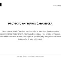 Carambola | Mi proyecto del curso: Creación y comercialización de patterns vectoriales. Traditional illustration, Pattern Design, Fashion Design, Printing, and Business project by Erica Carla Di Norcia - 02.27.2024