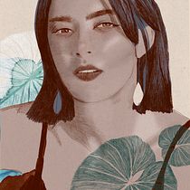 Mi proyecto del curso: Retrato ilustrado con Procreate. Traditional illustration, Vector Illustration, Digital Illustration, and Portrait Drawing project by Alejandra Morales - 02.27.2024