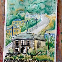 My project for course: Urban Sketching: Create Expressive Cityscapes. Painting, Sketching, Drawing, Watercolor Painting, Sketchbook & Ink Illustration project by Larissa Jones - 02.21.2024