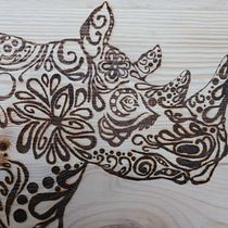 My project for course: Pyrography 101: Woodburning Illustration Techniques. Projekt z dziedziny Trad, c, jna ilustracja, Craft i DIY użytkownika Agnieszka - 28.02.2024
