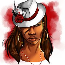Meu projeto do curso: Pintura digital e retrato de pele negra. Drawing, Digital Illustration, Digital Drawing, and Digital Painting project by Bruna Dantas Paes - 02.25.2024