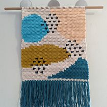 My project for course: Intarsia Crochet: Craft Your Own Tapestry. Fashion Design, Decoration, Fiber Arts, DIY, Crochet, and Textile Design project by anja_novljan - 02.29.2024