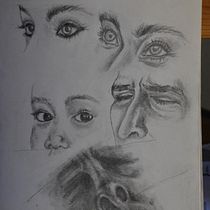 Mi proyecto del curso: Sketchbook de retrato: explora el rostro humano. Sketching, Drawing, Portrait Drawing, Artistic Drawing, and Sketchbook project by bofarull42 - 02.29.2024
