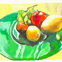 Mój projekt z kursu: Malowanie techniką gwaszu: tworzenie zjawiskowych dzieł sztuki. Fine Arts, Painting, Color Theor, and Gouache Painting project by aglena0201 - 02.29.2024