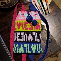 "Mi morralito bonito". Un proyecto de Diseño de complementos, Pattern Design, Tejido, Crochet y Diseño textil de M. Lucía Salazar G. - 29.02.2024