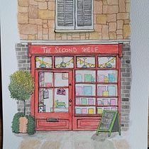 Mon projet du cours : Illustration urbaine à l'aquarelle : peignez votre ville. Pintura, Desenho, Pintura em aquarela e Ilustração arquitetônica projeto de jukbox_182 - 01.03.2024