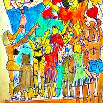 Meu projeto do curso: Técnicas de ilustração para desbloquear sua criatividade. Projekt z dziedziny Design, Trad, c, jna ilustracja,  Sztuki piękne, Kreat, wność, Kreat, wne zabaw, z dziećmi i Sketchbook użytkownika Jorge Luiz Cardoso - 29.02.2024