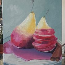 Mi proyecto del curso: Técnicas de pintura contemporánea al óleo. Een project van  Beeldende kunst, Schilderij y  Olieverfschilderij van Rolando Callejas Ojot - 01.03.2024