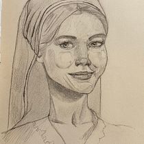 Meu projeto do curso: Caderno de retratos: explore o rosto humano. Sketching, Drawing, Portrait Drawing, Artistic Drawing, Sketchbook, and Traditional illustration project by Susana Gonçalves - 03.01.2024