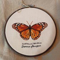 Il mio progetto del corso: Tecniche di ricamo realistico. Traditional illustration, Embroider, and Textile Design project by valevespa - 03.01.2024