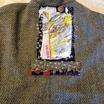 My project for course: Introduction to Japanese Sashiko Stitching. Un projet de Broderie, Art textile, DIY, Upc, cling , et Design textile de avekruusmaa - 29.02.2024