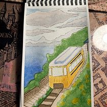 Mon projet du cours : Peinture à l'aquarelle : environnements et scènes aux couleurs vives. Fine Arts, Painting, Drawing, and Watercolor Painting project by tigal - 03.02.2024