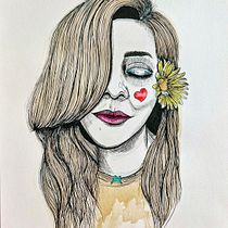 Renacer. Character Design, Fine Arts, Painting, Watercolor Painting, Portrait Drawing, and Artistic Drawing project by Nancy De Leon - 09.02.2022