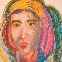 Mi proyecto del curso: Dibujo de retratos expresivos con tizas pastel. Un projet de Illustration traditionnelle, Beaux Arts, Dessin, Dessin de portrait , et Dessin artistique de mona_tao - 02.03.2024