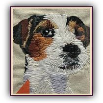 Mi proyecto del curso: Retratos de mascotas: técnicas para bordar pelaje Ein Projekt aus dem Bereich H, werk, Stickerei und Textildesign von Chelo - 03.03.2024