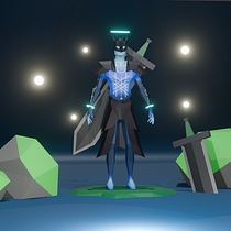 Meu projeto do curso: Modelagem de personagens low poly para videogames Ein Projekt aus dem Bereich 3D, 3-D-Modellierung, Videospiele, Design von 3-D-Figuren und Design für Videospiele von leonel_ly - 27.02.2024