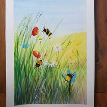 My project for course: Illustrating the Natural World with Watercolor and Charcoal. Traditional illustration, Painting, and Naturalistic Illustration project by trudywww - 03.02.2024