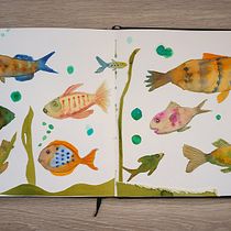 Mi proyecto del curso: Sketching creativo en acuarela para principiantes. Traditional illustration, Sketching, Creativit, Drawing, Watercolor Painting, and Sketchbook project by Ana - 03.03.2024