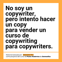 Mi proyecto del curso: Copywriting para copywriters. Projekt z dziedziny  Reklama, Cop, writing, Stor, telling i Komunikacja użytkownika pirosebas - 04.03.2024