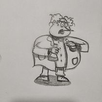 Mi proyecto del curso: Introducción a la creación de personajes estilo cartoon. Un projet de Illustration traditionnelle, Conception de personnages , et Dessin de ludwingolivaa - 04.03.2024