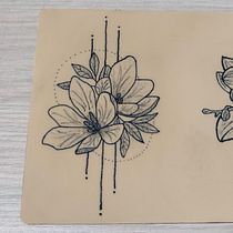 Mi proyecto del curso: Técnicas de tatuaje blackwork con línea fina. Un progetto di Design di tatuaggi e Illustrazione botanica di Neider Sebastian Ome Hoyos - 04.03.2024