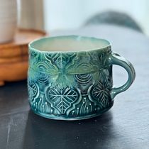 My project for course: Stamp Making for Textured Pottery. Arts, Crafts, Fine Arts, Decoration, Ceramics, and DIY project by vaal_g - 03.05.2024