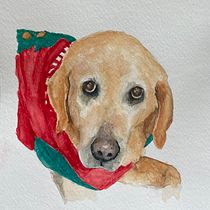 My project for course: Expressive Animal Portraits in Watercolor. Un projet de Illustration traditionnelle, Aquarelle, Dessin réaliste et Illustration naturaliste de Aleta Boyce - 05.03.2024