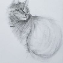 Meu projeto do curso: Desenho expressivo com carvão. Fine Arts, Drawing, Portrait Drawing, and Naturalistic Illustration project by Maurício Yabiku - 02.21.2024
