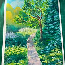 My project for course: Landscape Painting with Gouache for Beginners Ein Projekt aus dem Bereich Bildende Künste, Malerei, Naturalistische Illustration und Gouachemalerei von theoakden - 04.03.2024