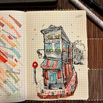 Mi proyecto del curso: Dibujo arquitectónico expresivo con marcadores de colores. Sketching, Drawing, Architectural Illustration, Sketchbook & Ink Illustration project by carlitosdelmoral - 03.05.2024