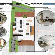 Mi proyecto del curso: Diseño de interiores de principio a fin. Un projet de Architecture d'intérieur, Design d'intérieur, Décoration d'intérieur , et Design d'espace de Carolina Rosales Cubero - 06.03.2024