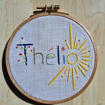 Mon projet du cours : Techniques de base pour broder des lettres. Un progetto di Ricamo e Textile Design di melanieblanchard56 - 06.03.2024