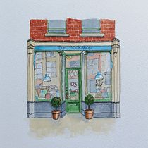 My project for course: Watercolor Urban Illustration: Portray your City. Un progetto di Pittura, Disegno, Pittura ad acquerello e Illustrazione architettonica di Gabriella - 02.03.2024