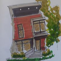 Proyecto Final: Dibujo arquitectónico expresivo con marcadores de colores. Sketching, Drawing, Architectural Illustration, Sketchbook & Ink Illustration project by Isabel Aguilar Muñiz - 03.06.2024