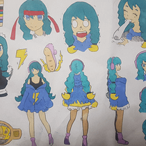 Mi proyecto del curso: Dibujo de personajes manga desde cero. Traditional illustration, Character Design, Comic, Pencil Drawing, Drawing, and Manga project by seth.brz.95 - 03.06.2024