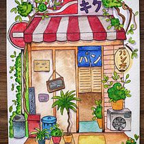 Mi proyecto del curso: Ilustración urbana en acuarela: retrata tu ciudad. Un progetto di Pittura, Disegno, Pittura ad acquerello e Illustrazione architettonica di Patricia RIVERA LAPLAZA - 06.03.2024