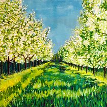 My project for course: Landscape Painting with Gouache for Beginners Ein Projekt aus dem Bereich Bildende Künste, Malerei, Naturalistische Illustration und Gouachemalerei von Gail Gilson Pierce - 05.03.2024