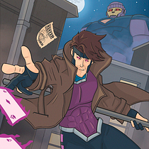 Fanart - Gambit. Traditional illustration, Character Design, Drawing, and Digital Illustration project by marcelgalbe - 02.22.2024