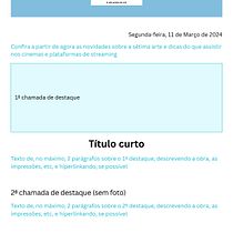 Newsletter sobre cinema. Cop, writing, Marketing digital, Marketing de conteúdo, Comunicação, e Growth Marketing projeto de Marco Rosa - 27.02.2024