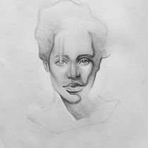 My project for course: Pencil Portraits: Light, Shadow, and Proportion. Traditional illustration, Fine Arts, Sketching, Pencil Drawing, Drawing, Portrait Drawing, Realistic Drawing, and Artistic Drawing project by sikkessofie - 03.06.2024