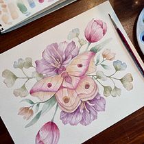 My project for course: Naturalist Illustrations with Watercolors: Drawing and Composition. Traditional illustration, Drawing, Watercolor Painting, and Naturalistic Illustration project by Stacey Chacon - 03.06.2024