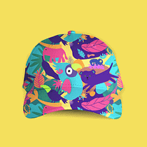 My Final project: Jungle Illustrated pattern design: Eye catching vector illustrations. Traditional illustration, Graphic Design, Pattern Design, and Vector Illustration project by Chen Asraf - 03.02.2024