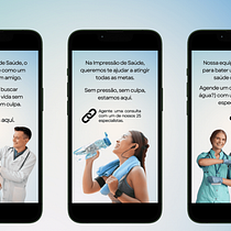 Campanha de redação publicitária para uma Clínica Médica. Advertising, Marketing, Cop, writing, Creativit, and Content Writing project by Yoana do Carmo Fracasso - 03.05.2024