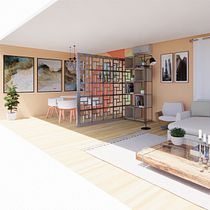 Meu projeto do curso: Iniciação ao design de interiores. Un projet de Architecture d'intérieur, Design d'intérieur, Décoration, Décoration d'intérieur, Retail design , et Design d'espace de arq_nickcastro - 05.03.2024