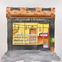 My project for course: Watercolor Urban Illustration: Portray your City. Un progetto di Pittura, Disegno, Pittura ad acquerello e Illustrazione architettonica di bronskit - 06.03.2024