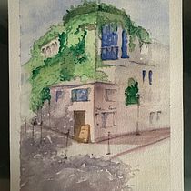 Il mio progetto del corso: Disegno architettonico con acquerello e inchiostro. Sketching, Drawing, Watercolor Painting, Architectural Illustration, Sketchbook & Ink Illustration project by Chiara Sabiu - 03.09.2024