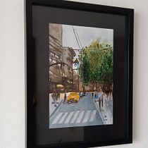 Mi proyecto del curso: Paisajes urbanos en acuarela Ein Projekt aus dem Bereich Bildende Künste, Aquarellmalerei und Architektonische Illustration von johismartinez79 - 05.02.2024